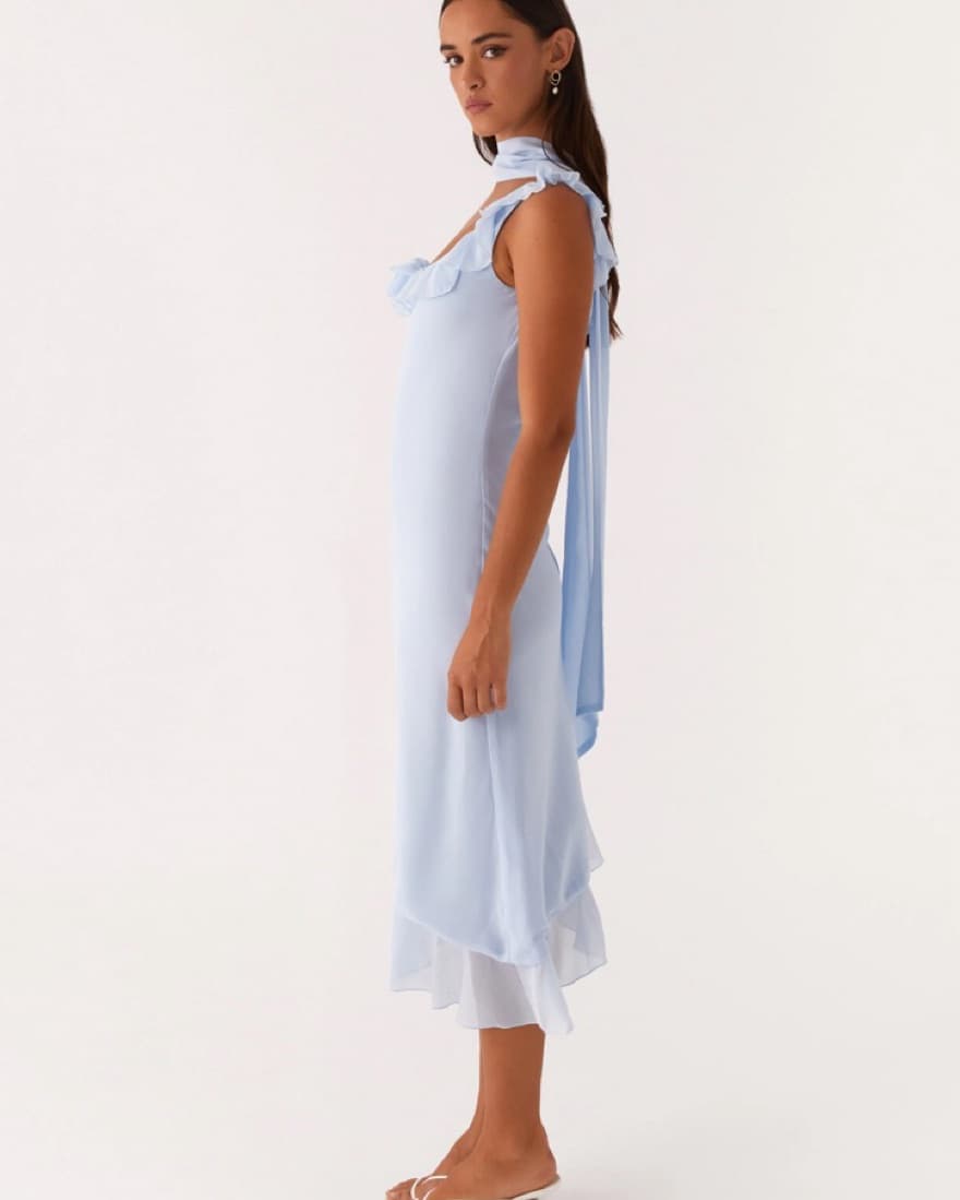 Baby Blue Midi Dres - Image 2