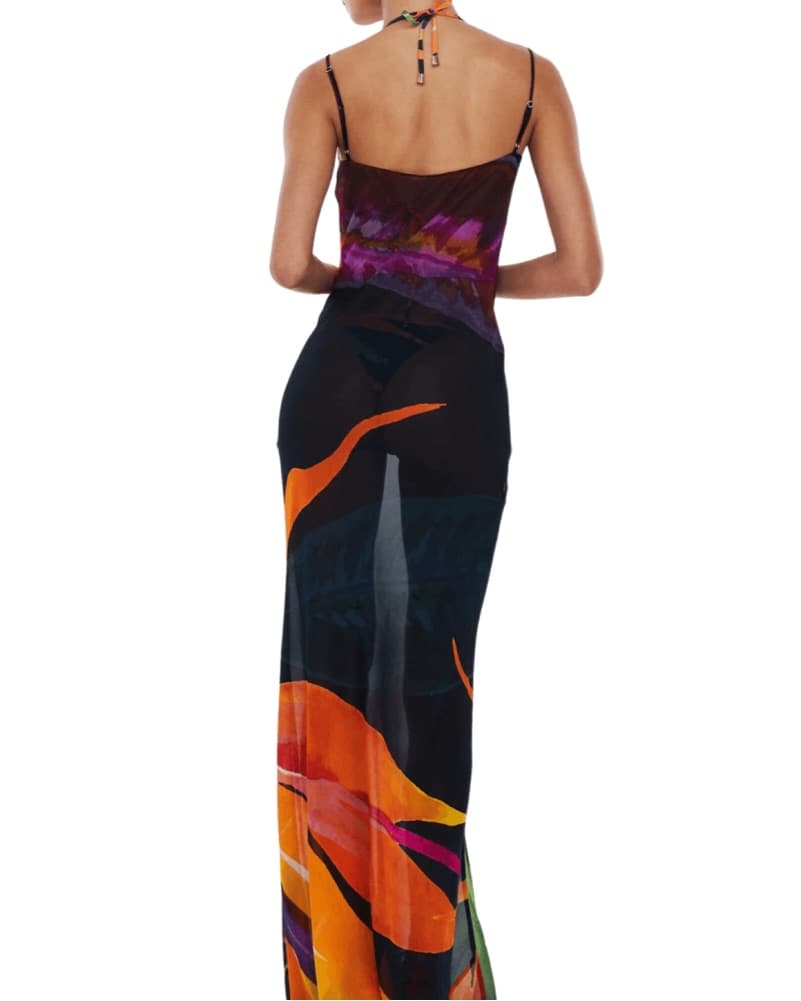 Rat And Boa Calypso Floral Maxi Dress - Image 3