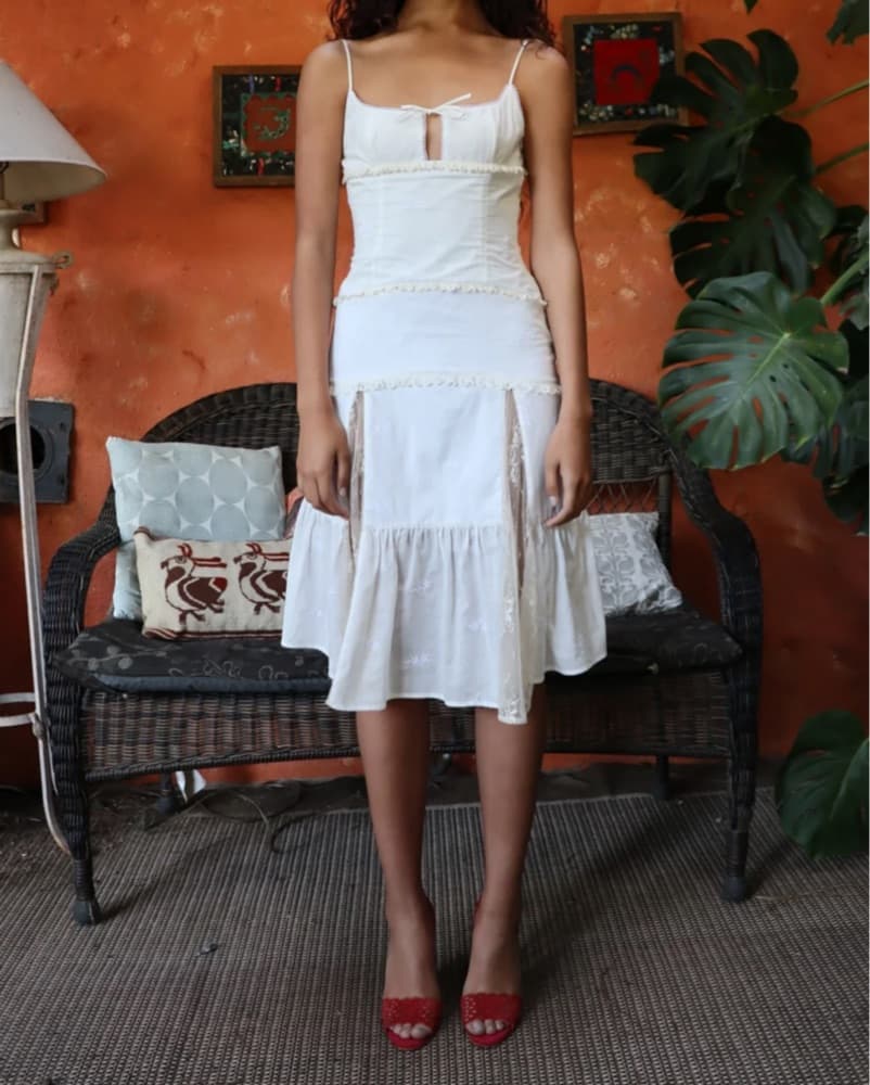 Fait Par Foutch Mayomi Dress- White - Image 1