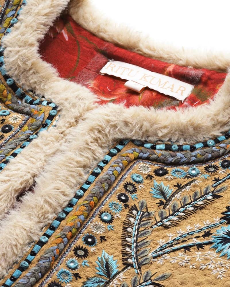 Ritu Kumar Shearling Jacket - Image 6