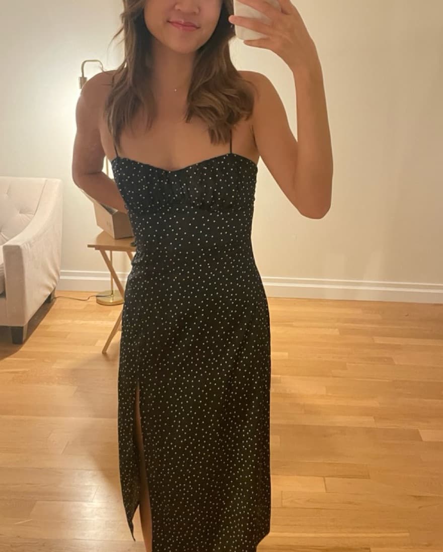 Zara Black Midi Dress  - Image 4