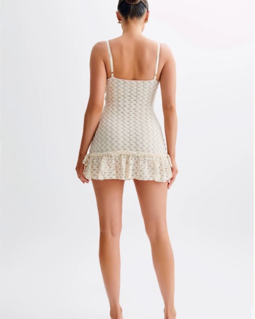 Lace Trim Boho Dress - Image 2