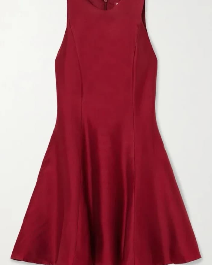 Staud Mini Heiki Dress - Red - Size 4 - Image 6