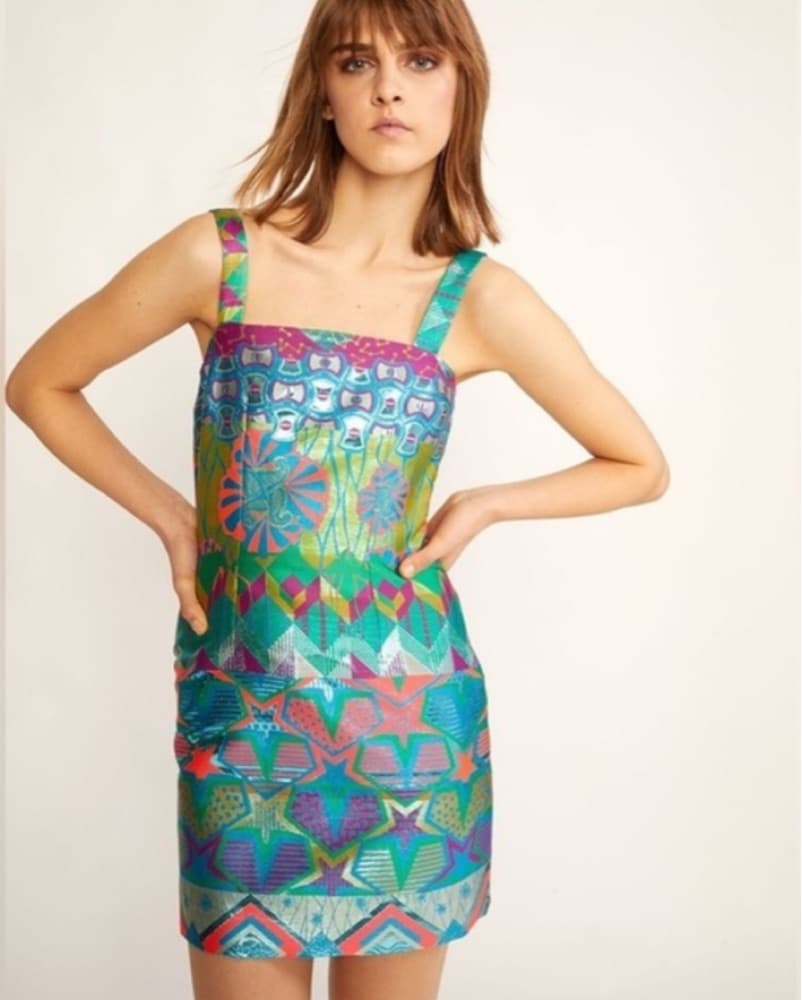 Cynthia Rowley Colorful Mini Dress - Image 1