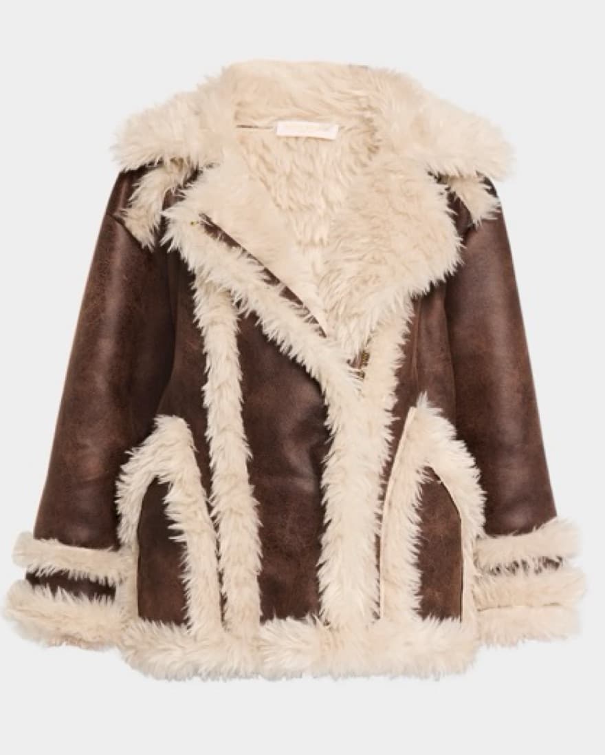 Ramy Brook Shearling Coat - Image 1