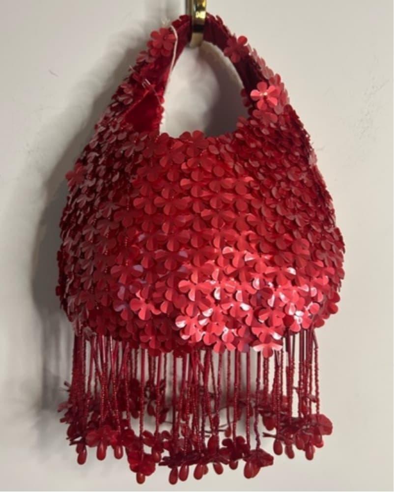 Floral Fringe Bag - Image 2