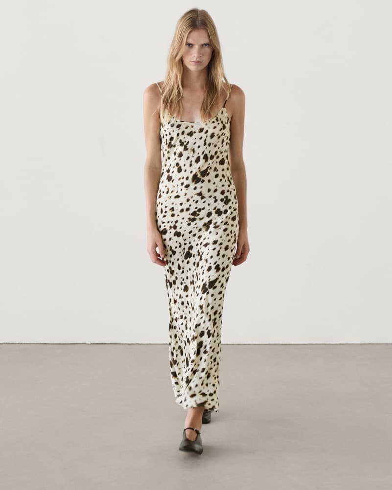 Massimo Dutti Leopard Dress - Image 1