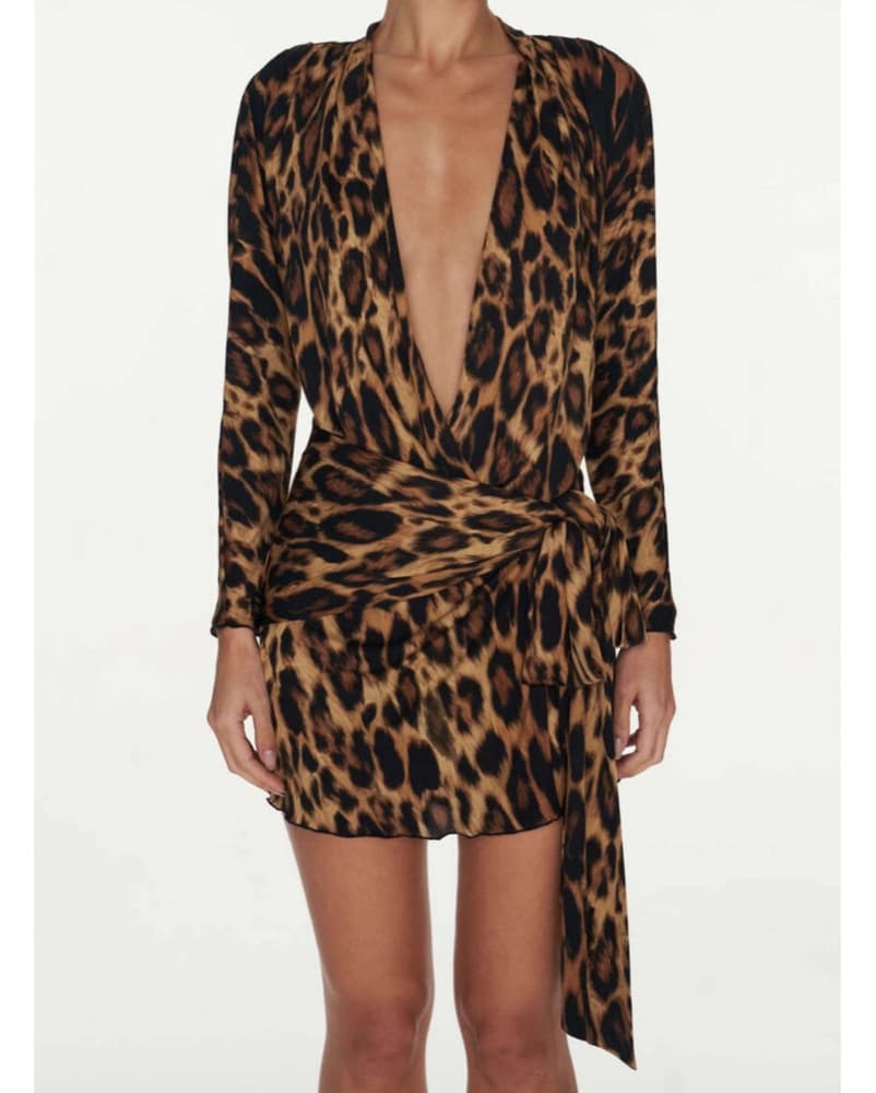 Rat & Boa Sozzani Leopard Dress - Image 2