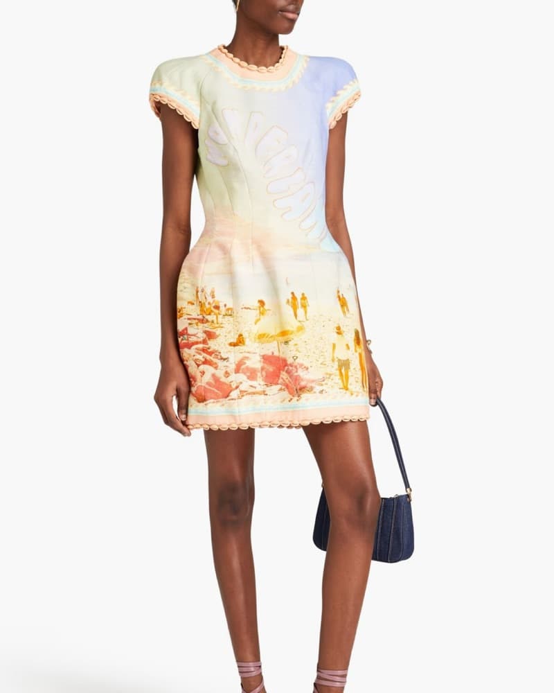 Zimmerman Structured Mini Dress - Image 1