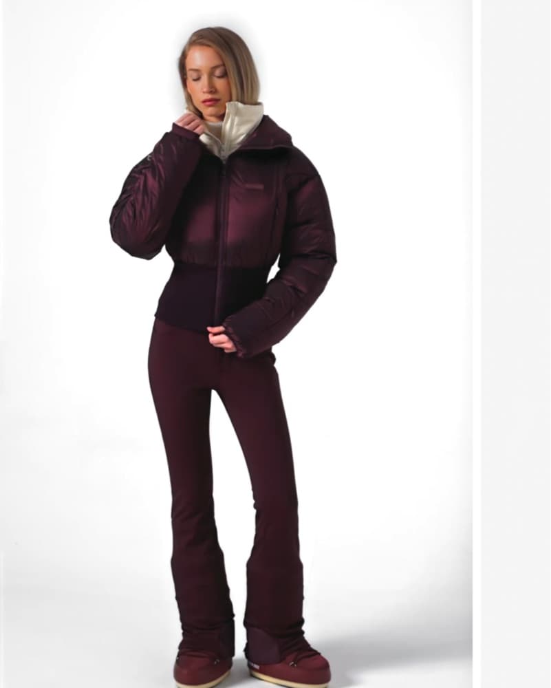 OhPolly Bo Tee Burgundy Jacket + Pants  - Image 4