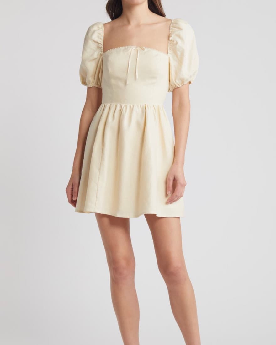Yellow Reformation Dress - Image 1