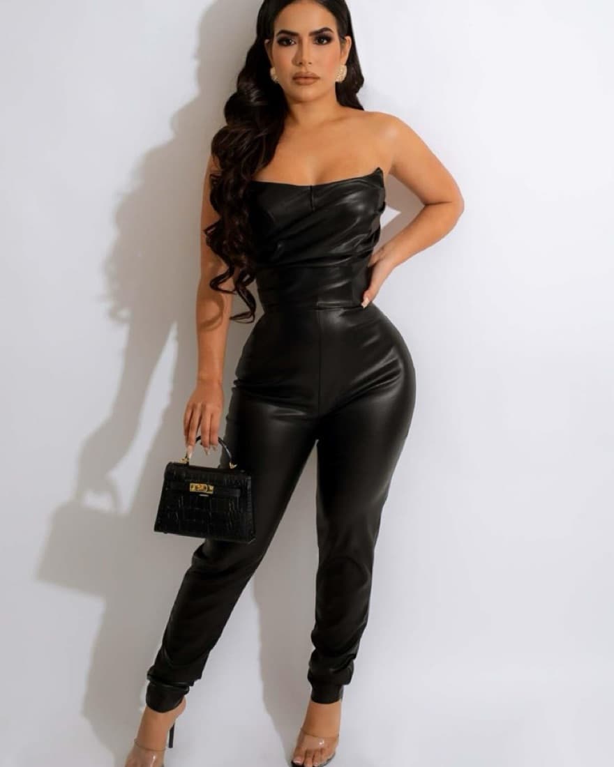 Leather Jumpsuit - Image 1