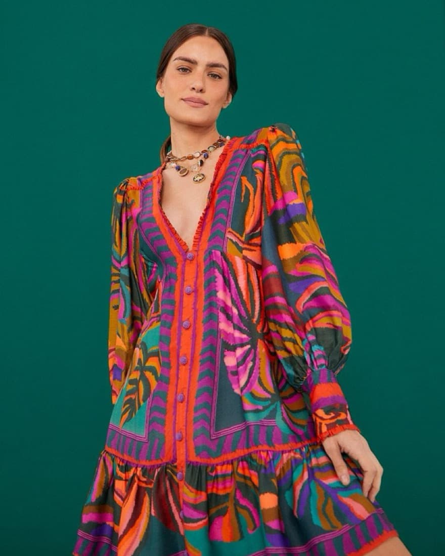 Farm Rio Mini Dress  - Image 2