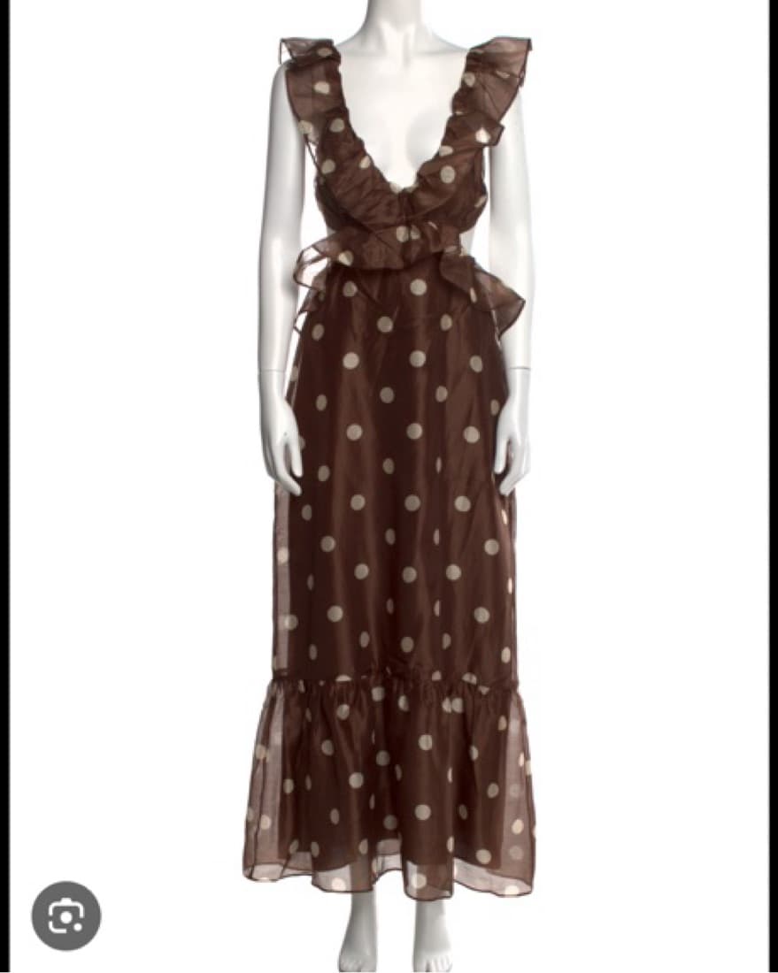 Sir The Label Polka Dot Dress - Image 2
