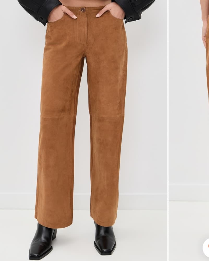La Ligne Suede Pants  - Image 1