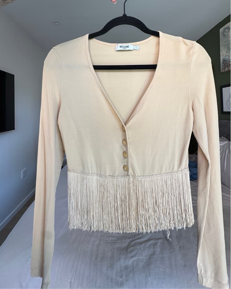 Vintage Fringe Moschino Top  - Image 4