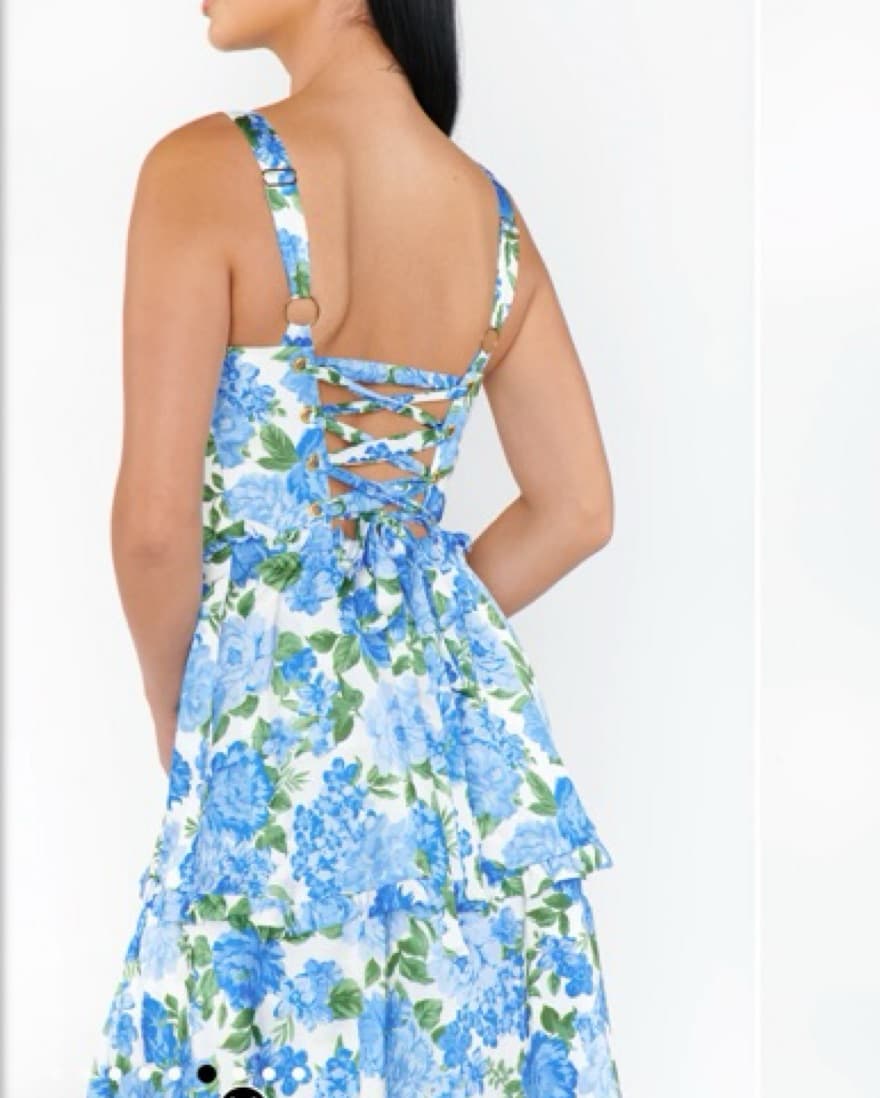 Floral Corset Maxi Dress - Image 3