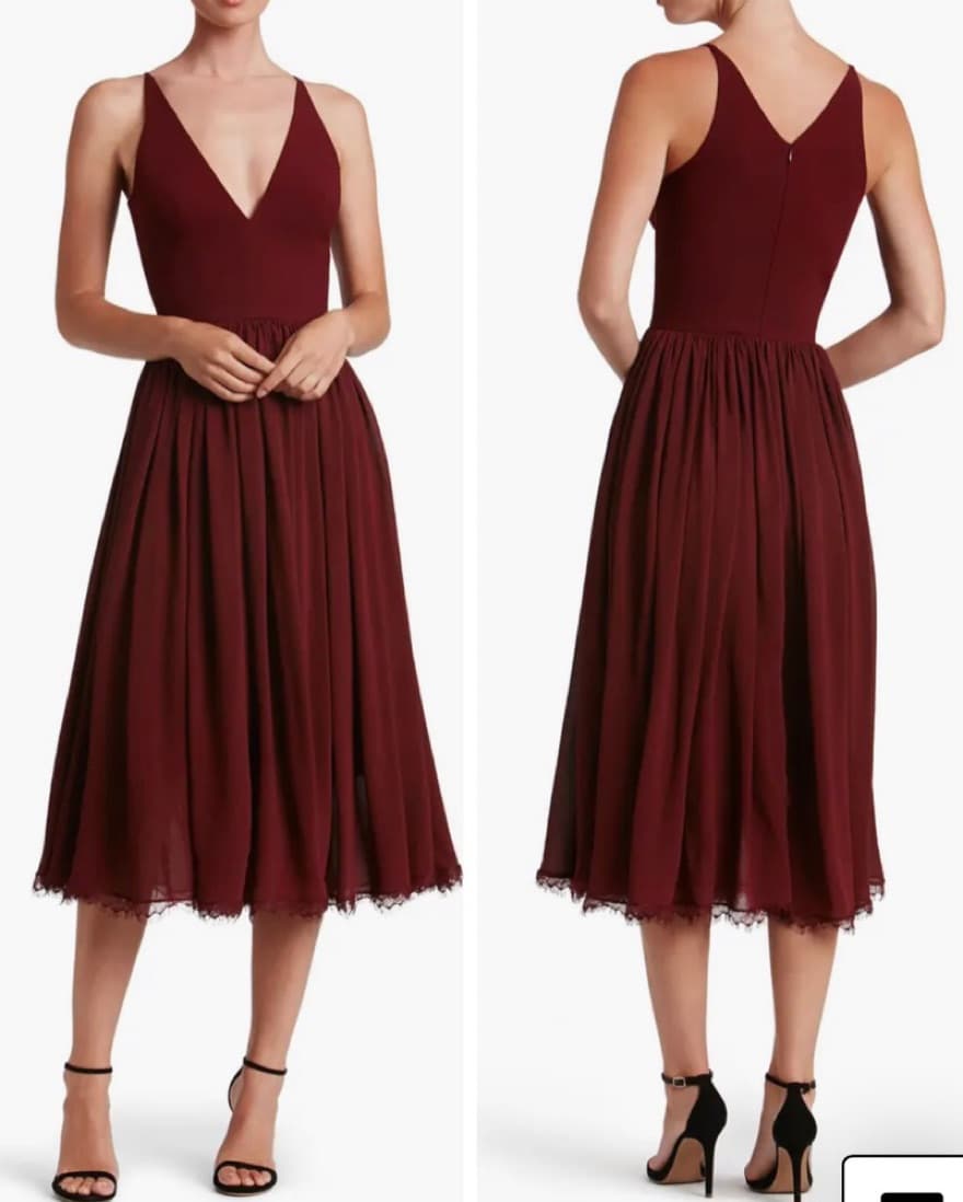 Dress The Population Red Formal Dress - Image 3