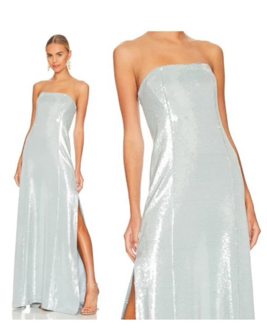 Cinq A Sept Collins Strapless Sequin  - Image 2
