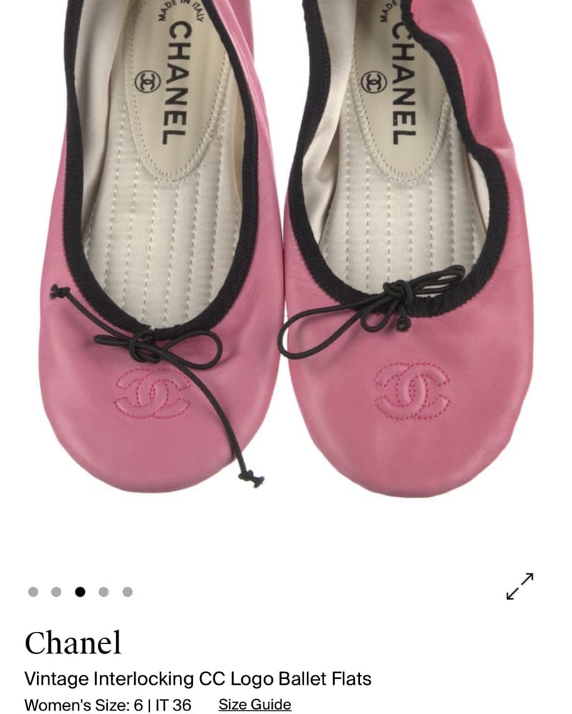 Chanel Ballet Flats - Image 1
