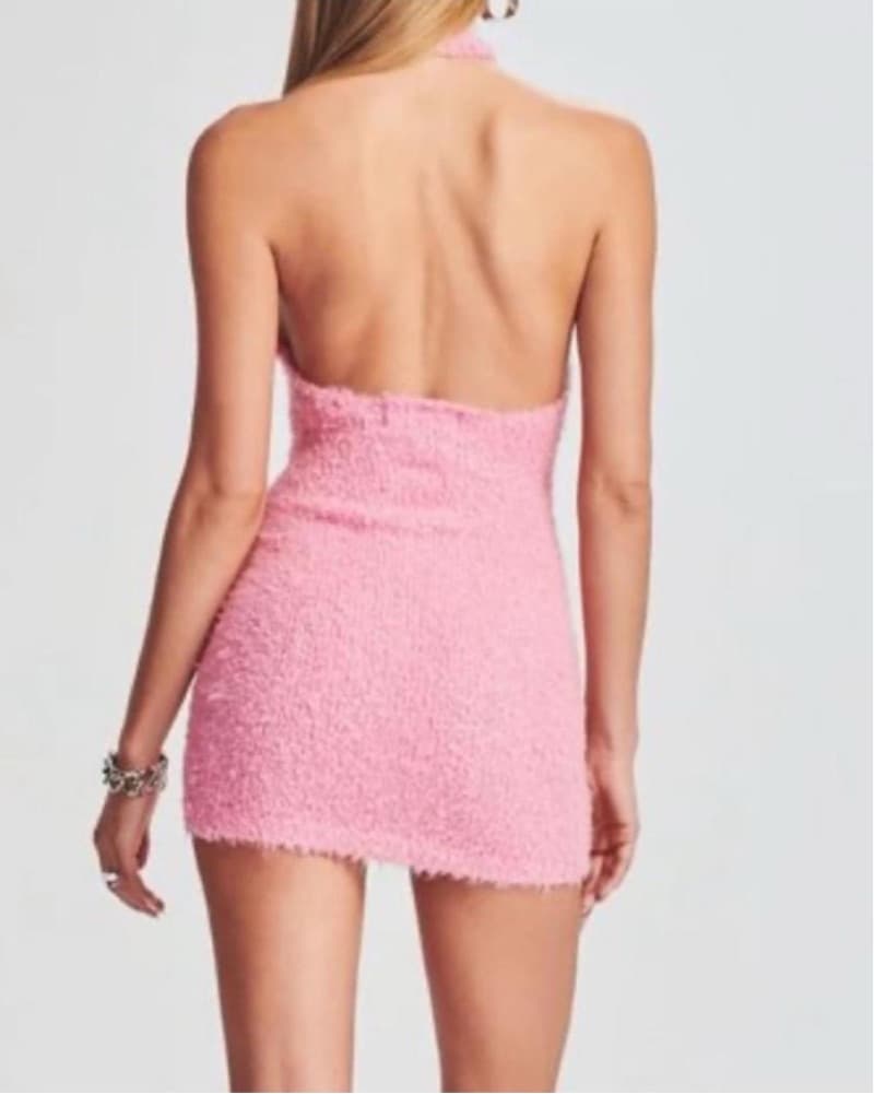 SER.O.YA MANDY BOUCLÉ DRESS SIZE LARGE - Image 3