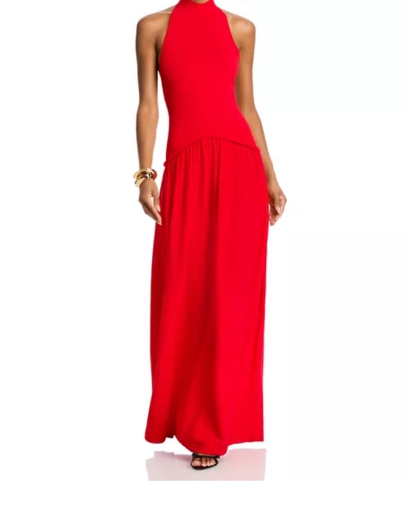 Solid & Striped Halter Soglio Dress - Image 1