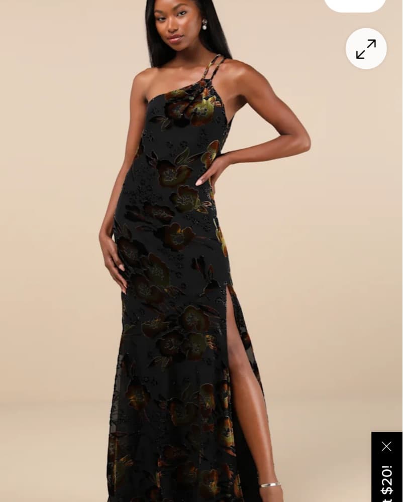 Black Wedding Guest Gown - Image 1