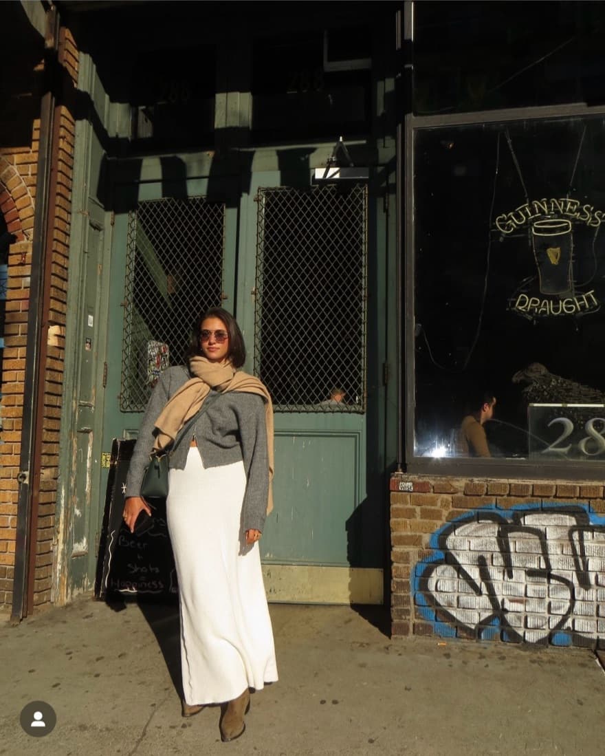 Djerf Avenue Knit Maxi Skirt / Dress - Image 4