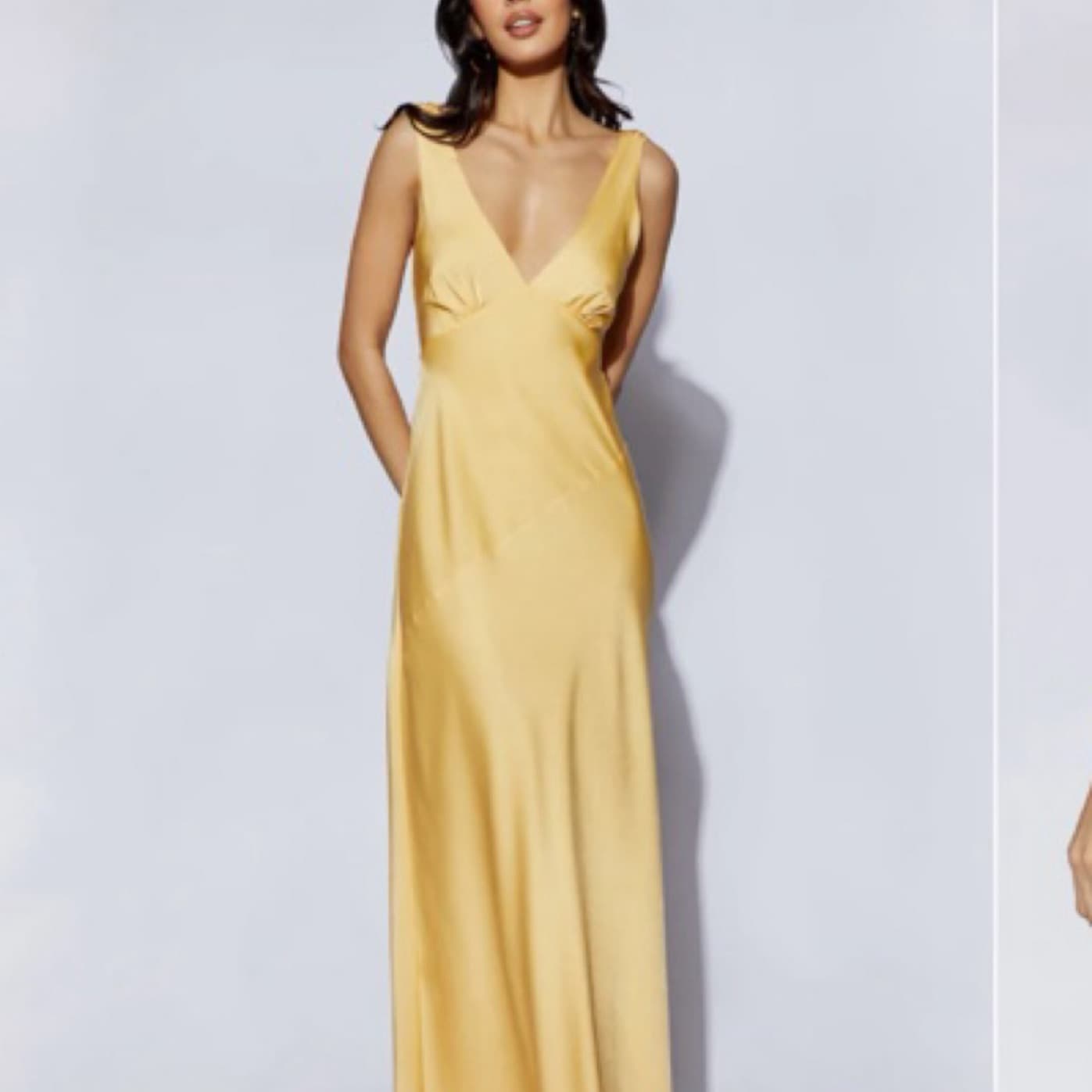 MESHKI Nadia Maxi Satin Dress - Image 1