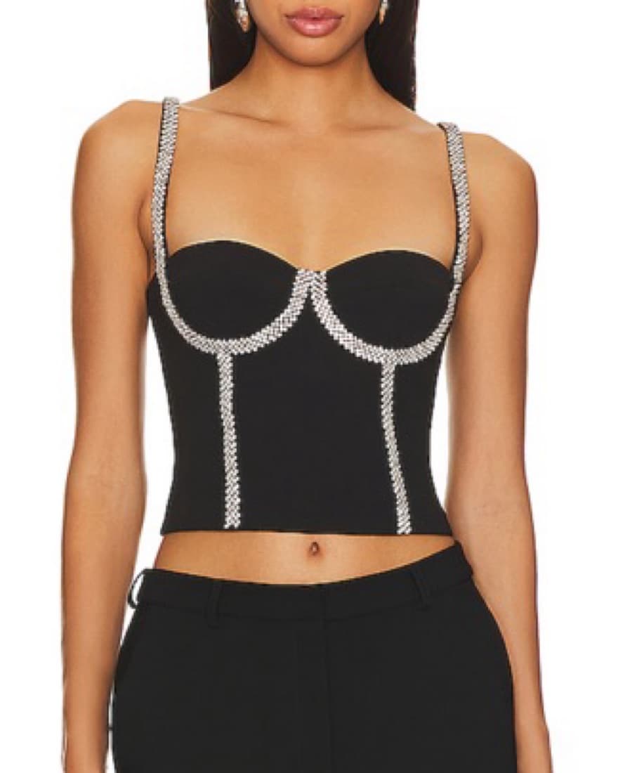 Lovers + Friends Embellished Corset Top - Image 3