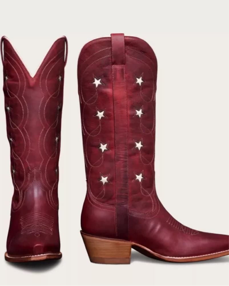 Tecovas Annie Redwood Cowgirl Boots - Image 1