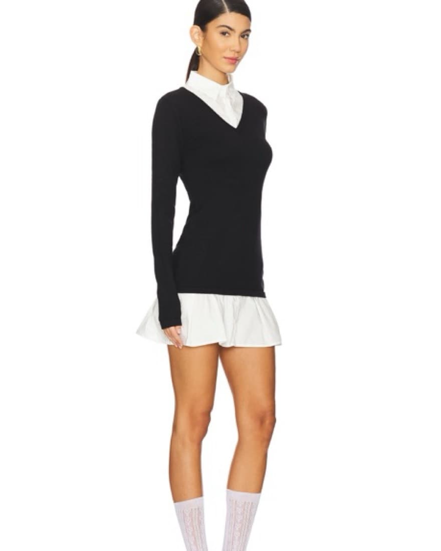 Femme Mini Dress In Onyx - Image 2