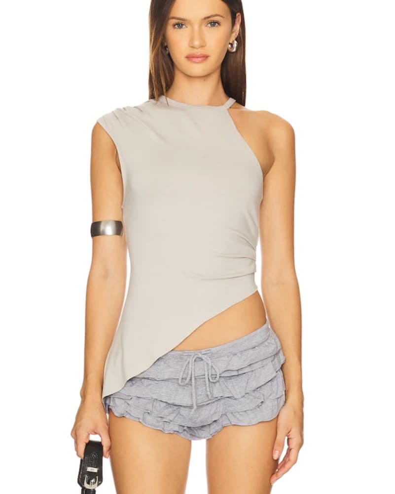 Asymmetric Strappy Top - Image 1