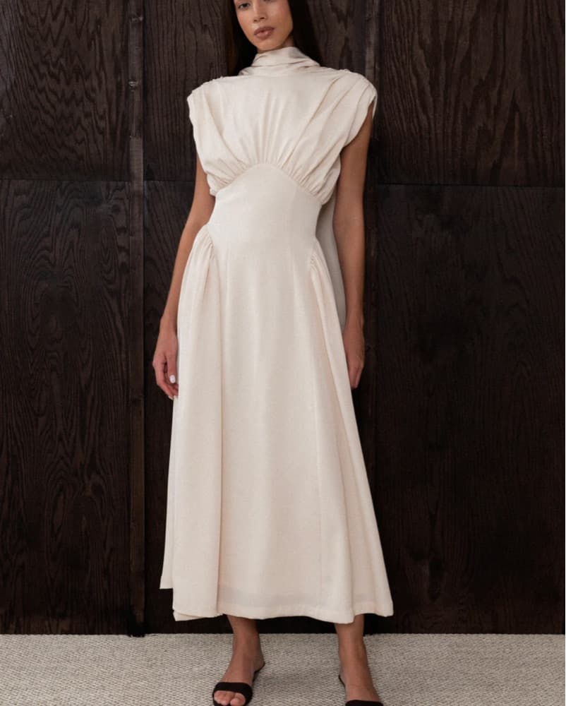 The Bekk Eliana Sleeveless Back Tie Dres - Image 4