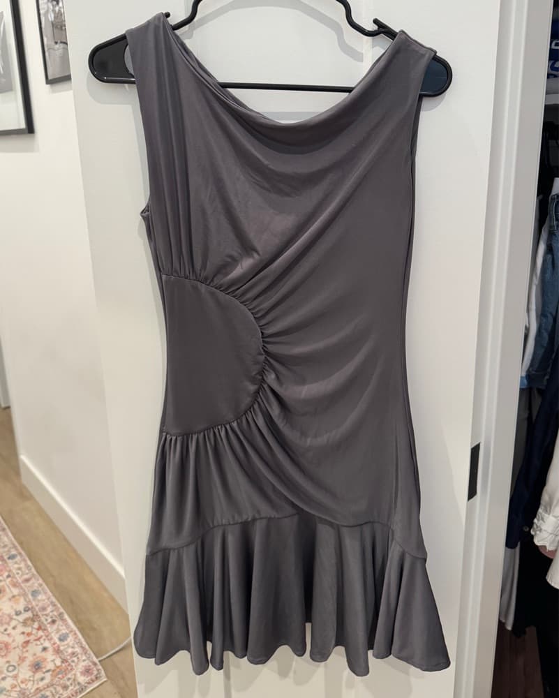Meshki Ruched Mini Dress - Image 1