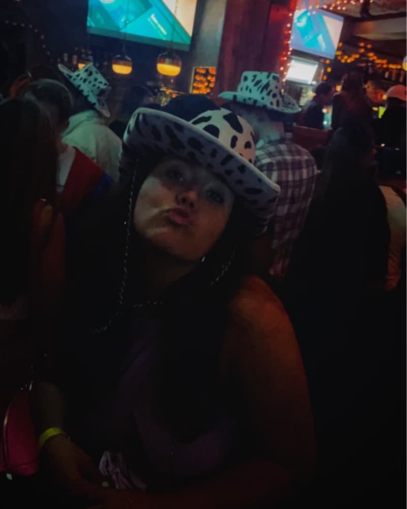 Cowprint Cowboy Hat - Image 2