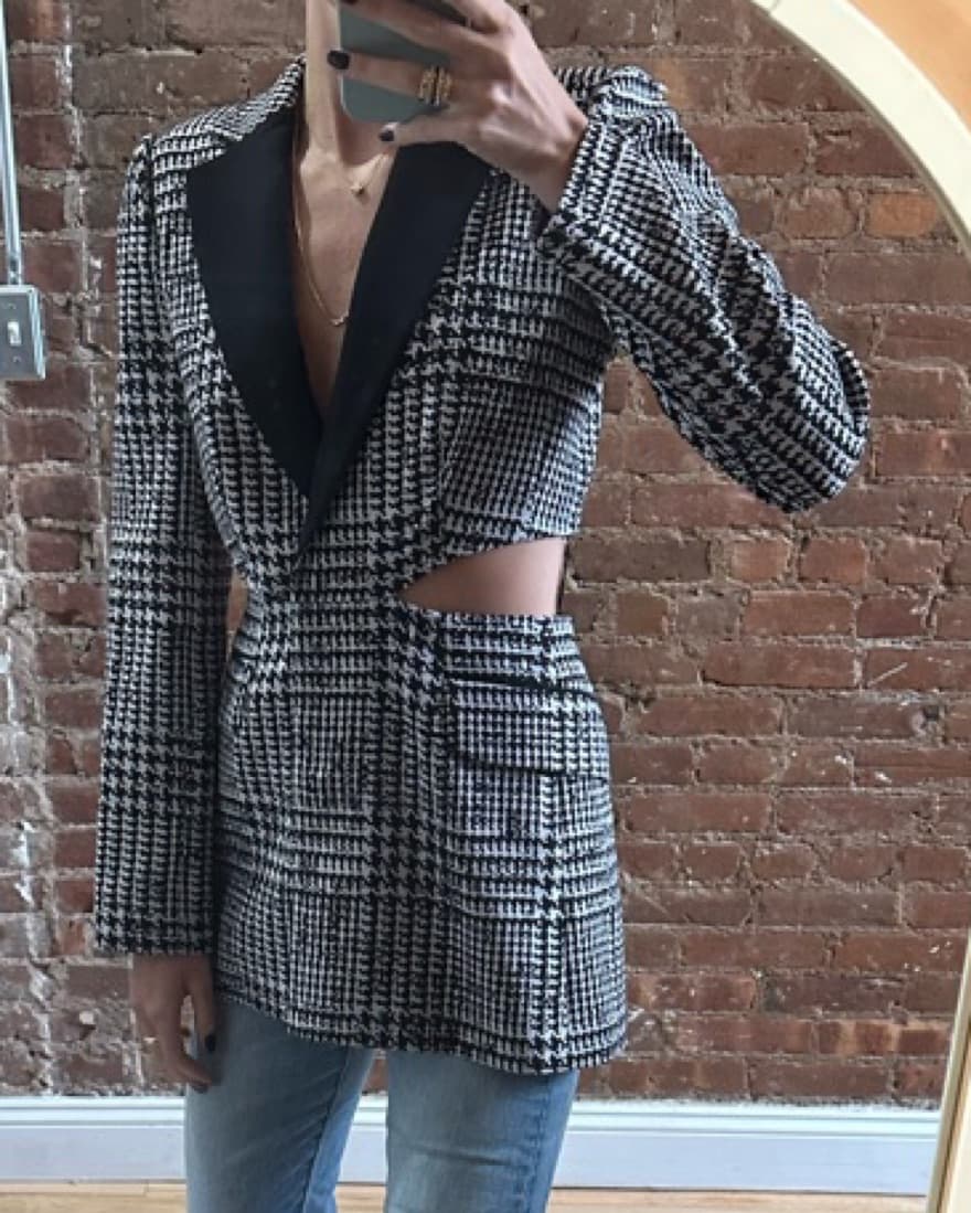 Carolina Herrera FW19 Cutout Blazer - Image 1