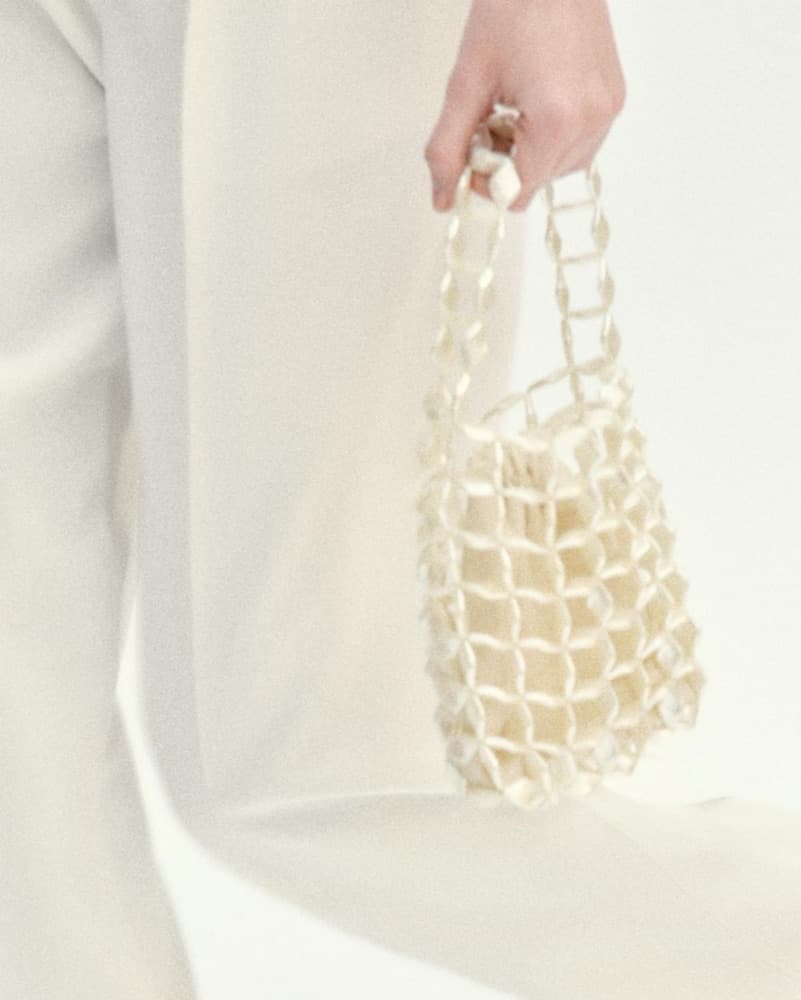 Zara Faux Mother Of Pearl Bag - Image 4