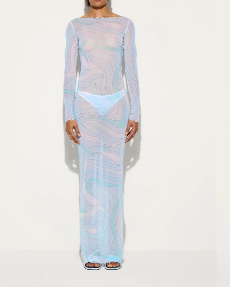 Pucci Marble Maxi Dress - Image 2