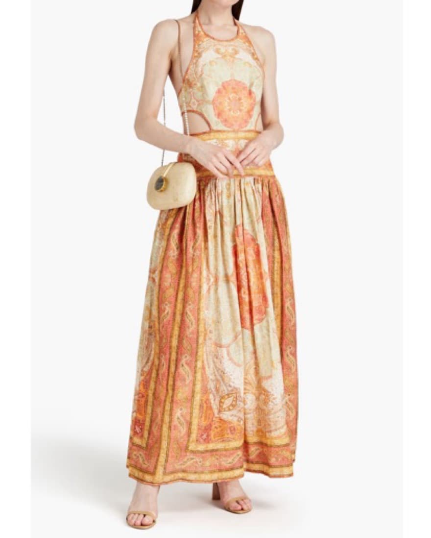  ZIMMERMANN Cutout paisley-print linen - Image 6