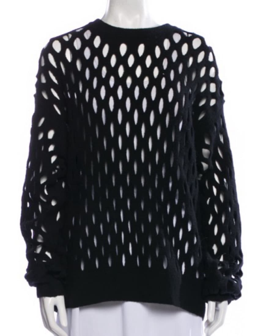 Black Alexander Wang Holes Sweater - Image 1