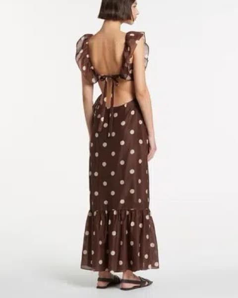 Sir The Label Vivi Frill Maxi Dress  - Image 2