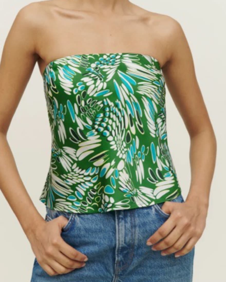 Reformation Spritz Silk Top - Image 1
