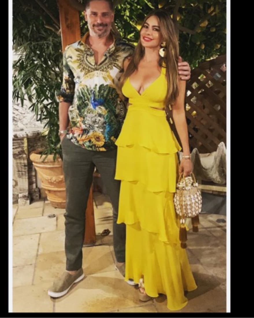 ALC Yellow Ruffled Cutout Maxi Dress - Image 3