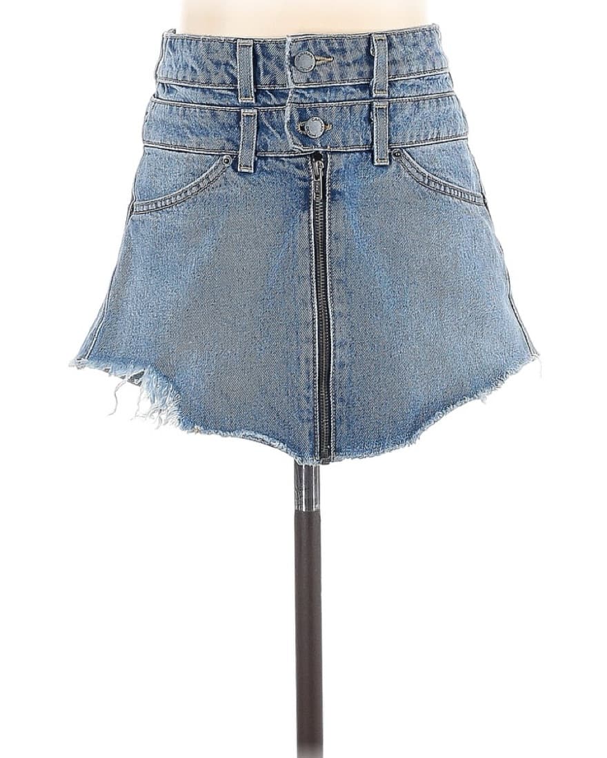 Carmar Denim Skirt One Of A Kind - Image 2
