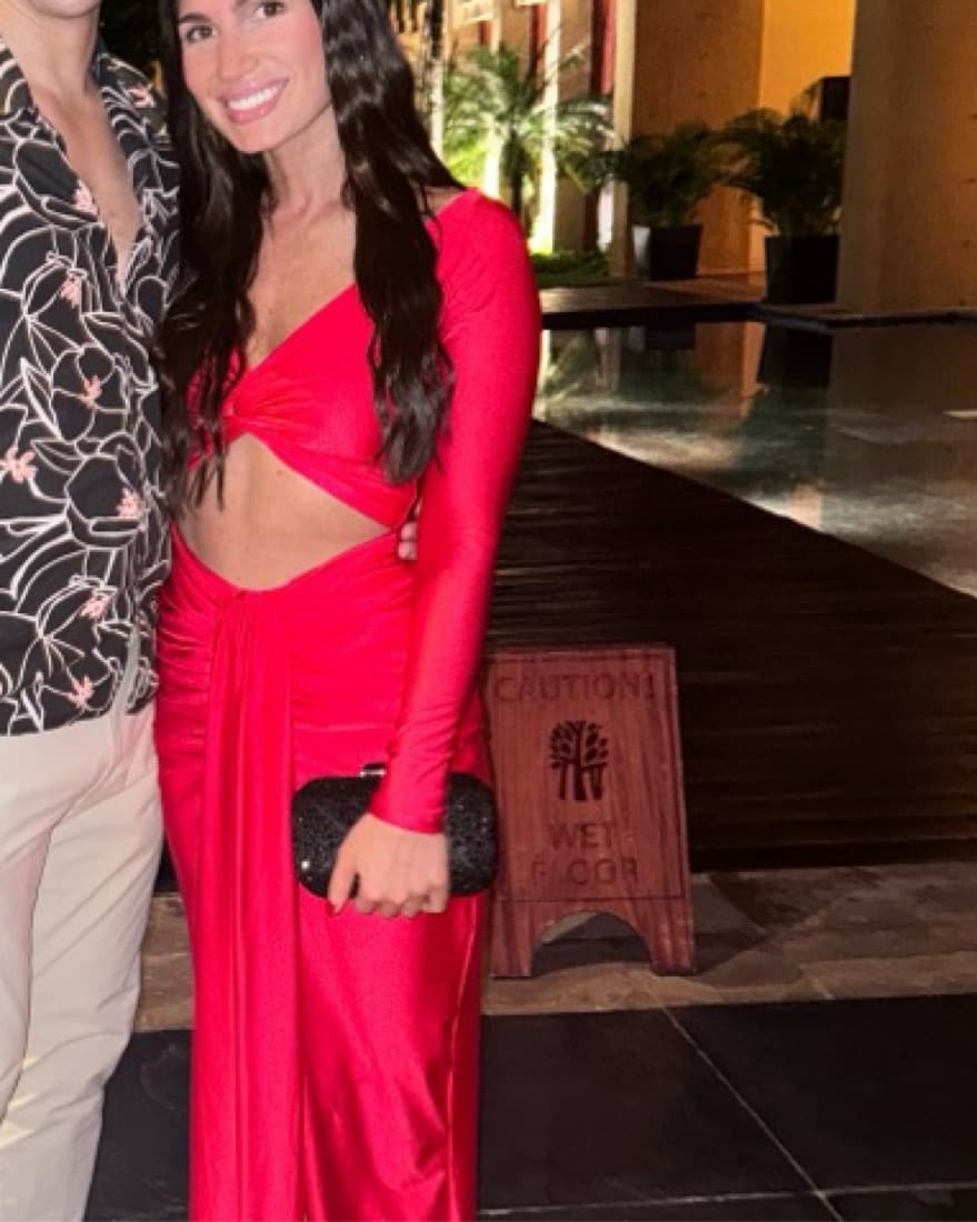 Red Baobab Long Sleeve Dress - Image 3