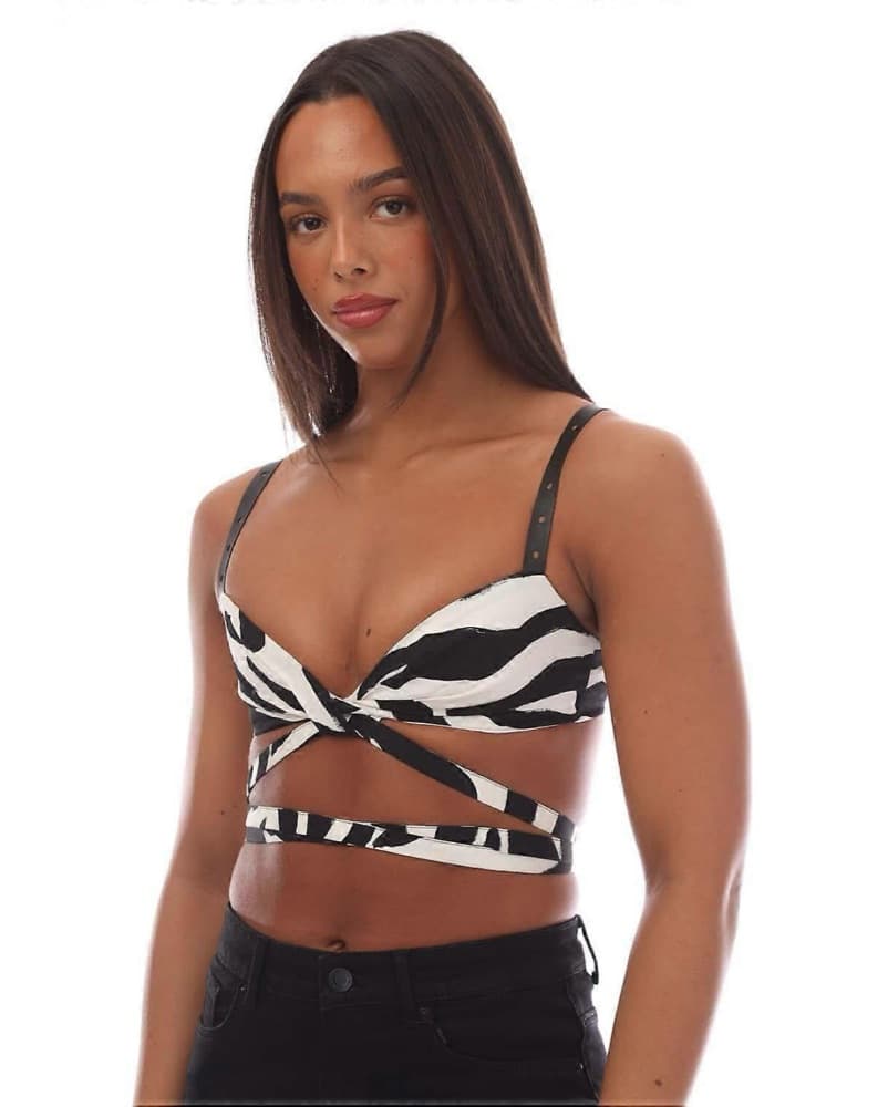 OFF WHITE Zebra Print Top  - Image 1