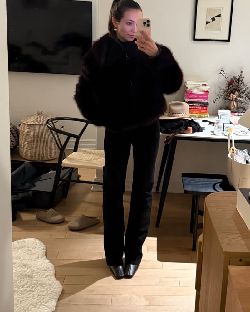 Frankie Shop Hope Faux Fur Jacket - Image 4