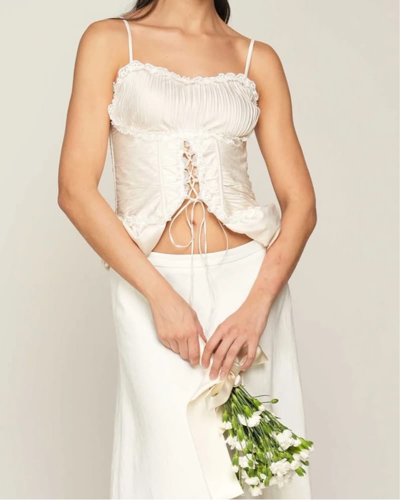 Silk Satin Skirt - Image 1