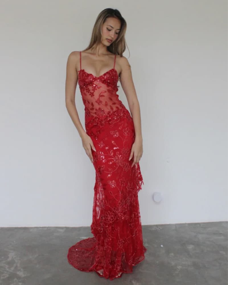 Cha Collective Dahlia Maxi Sequin Dress  - Image 3